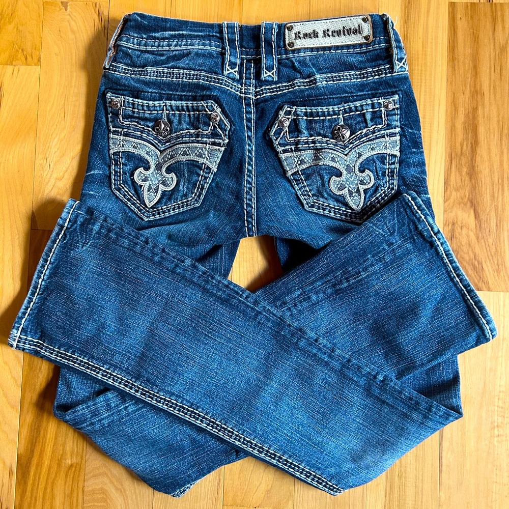 Rock Revival Tess Bootcut Jeans Size 24